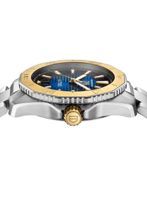 TAG Heuer Aquaracer Professional 200 Date 40mm 18k Gold Blue Dial Men's Watch