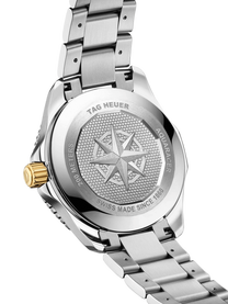 TAG Heuer Aquaracer Professional 200 Date 40mm 18k Gold Blue Dial Men's Watch