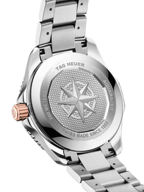 TAG Heuer Aquaracer Professional 200 Date 40mm 18k Rose Gold Black Dial Men's Watch
