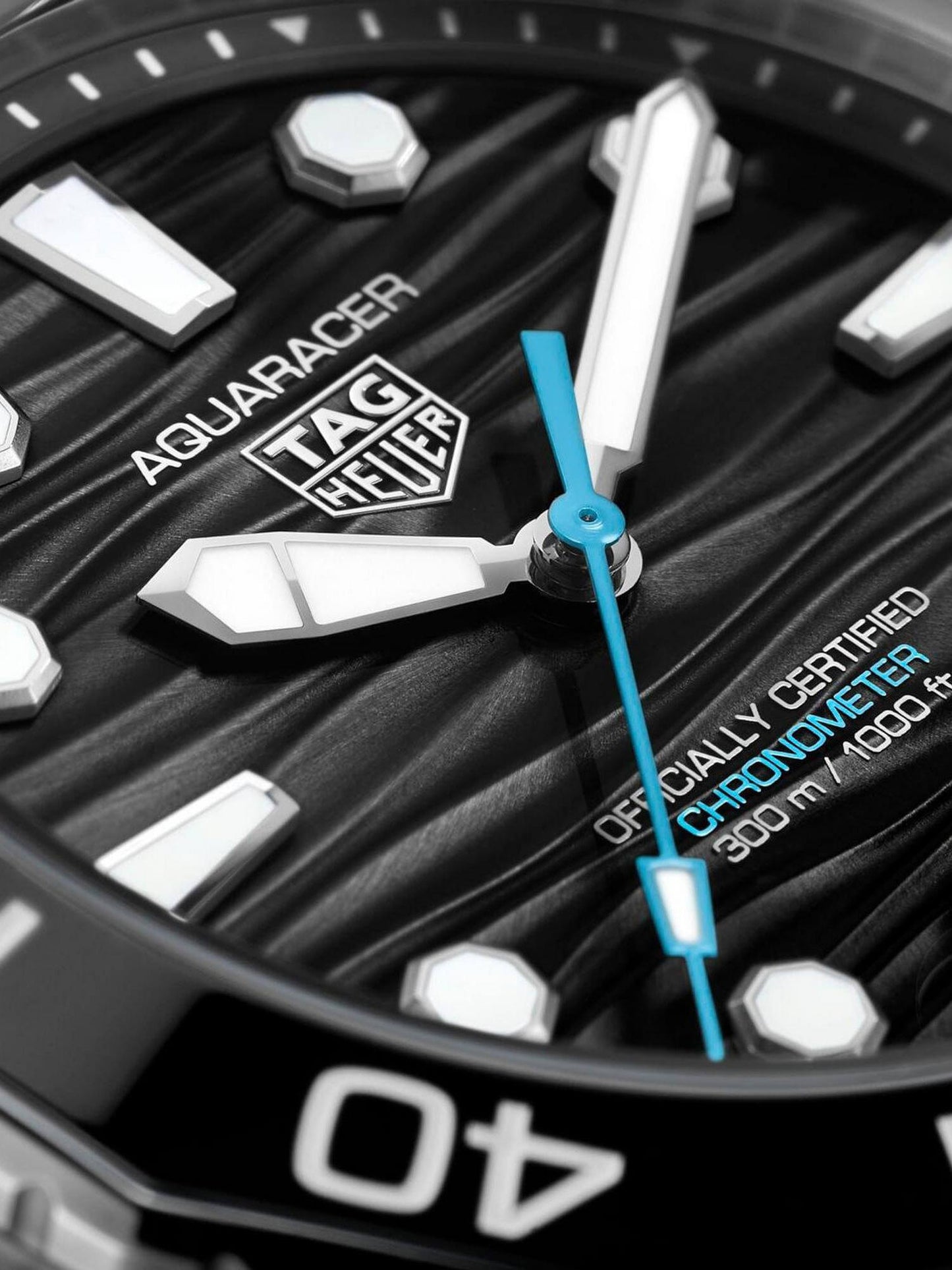 TAG Heuer Aquaracer Professional 300 Date 42mm Black Dial Men's Watch