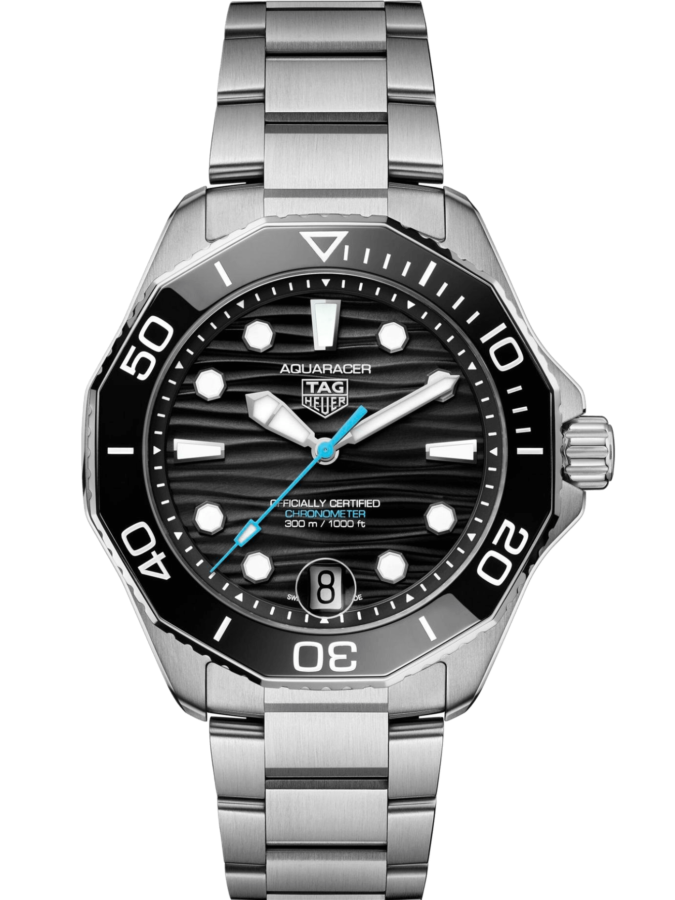 TAG Heuer Aquaracer Professional 300 Date 42mm Black Dial Men's Watch