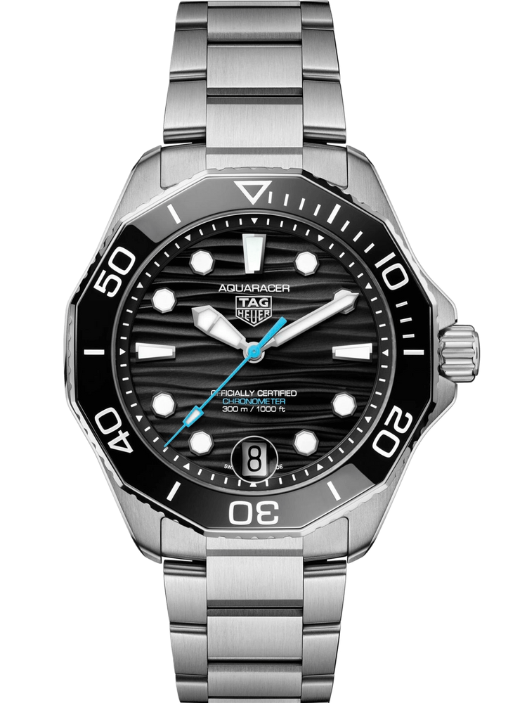 TAG Heuer Aquaracer Professional 300 Date 42mm Black Dial Men's Watch