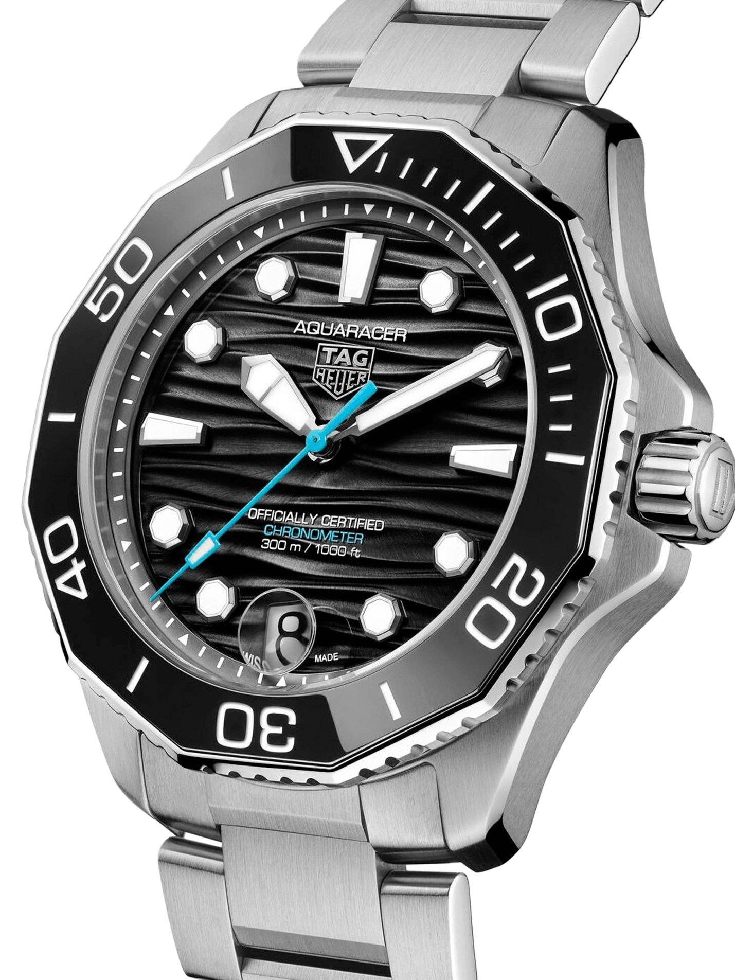 TAG Heuer Aquaracer Professional 300 Date 42mm Black Dial Men's Watch