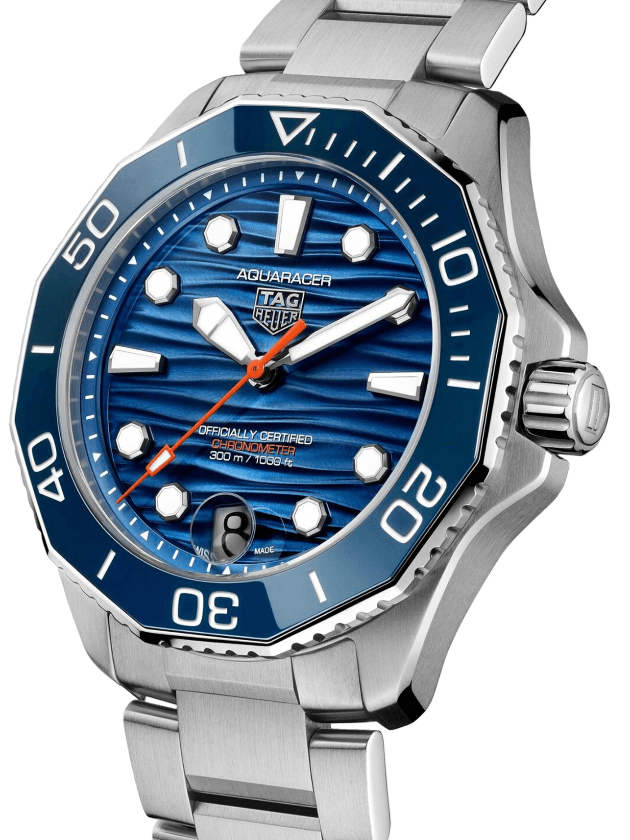 TAG Heuer Aquaracer Professional 300 Date 42mm Blue Dial Men's Watch
