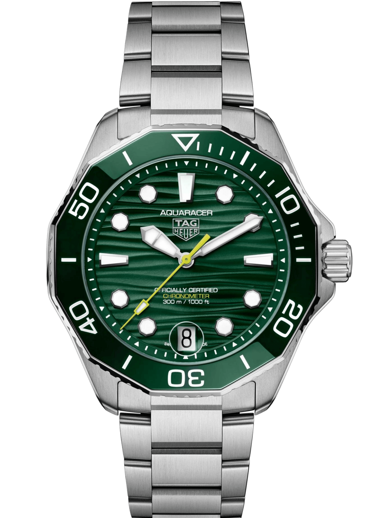 TAG Heuer Aquaracer Professional 300 Date 42mm Green Dial Men's Watch