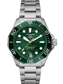 TAG Heuer Aquaracer Professional 300 Date 42mm Green Dial Men's Watch