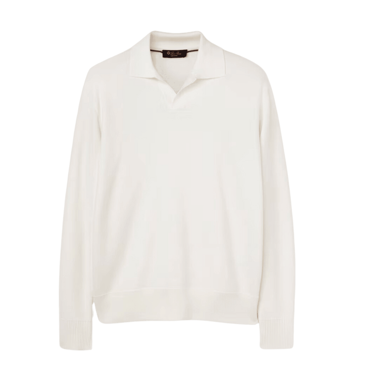 <tc>Loro Piana</tc> เสื้อโปโลชายไม่มีกระดุม