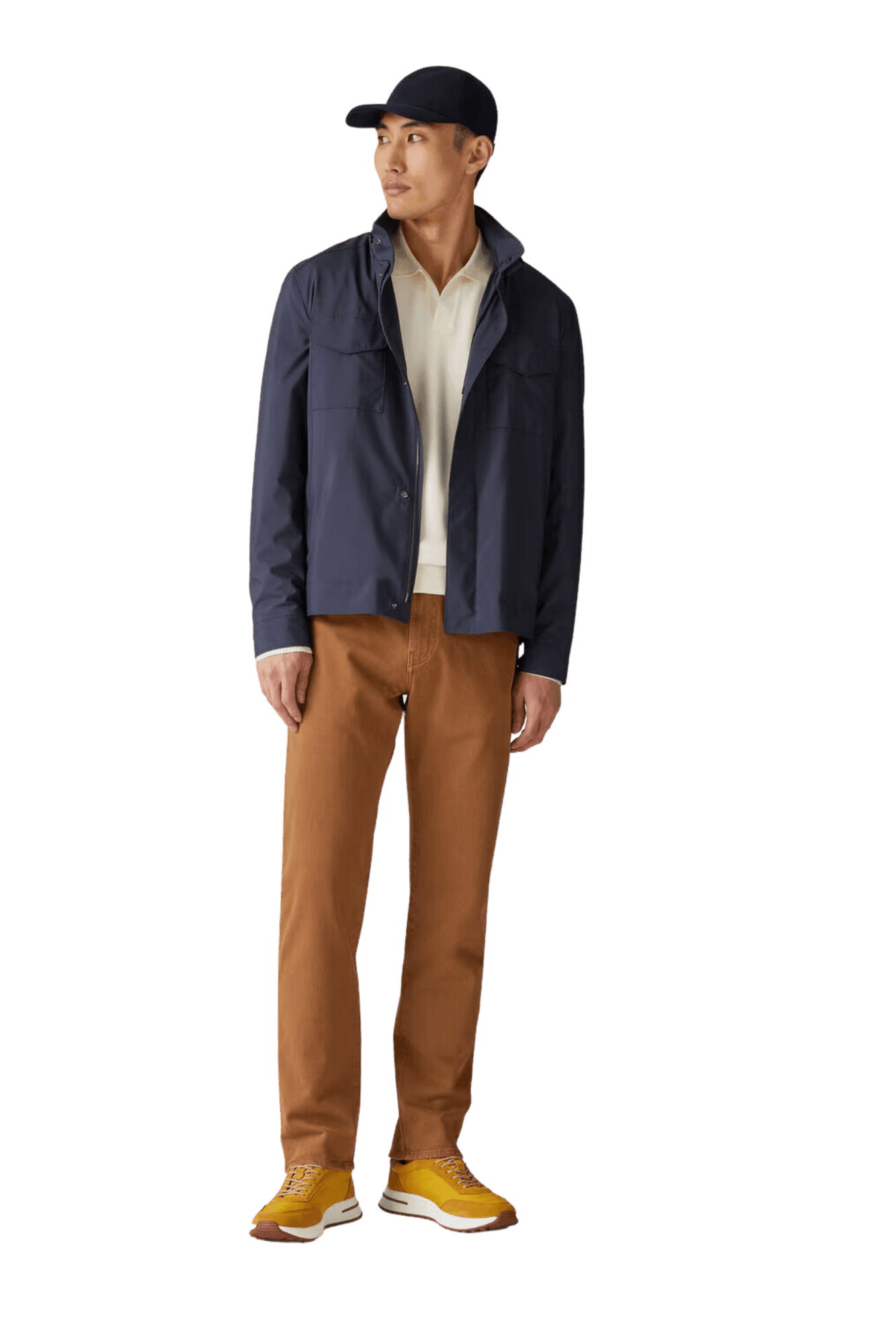 <tc>Loro Piana</tc> 男士無扣 Polo 衫
