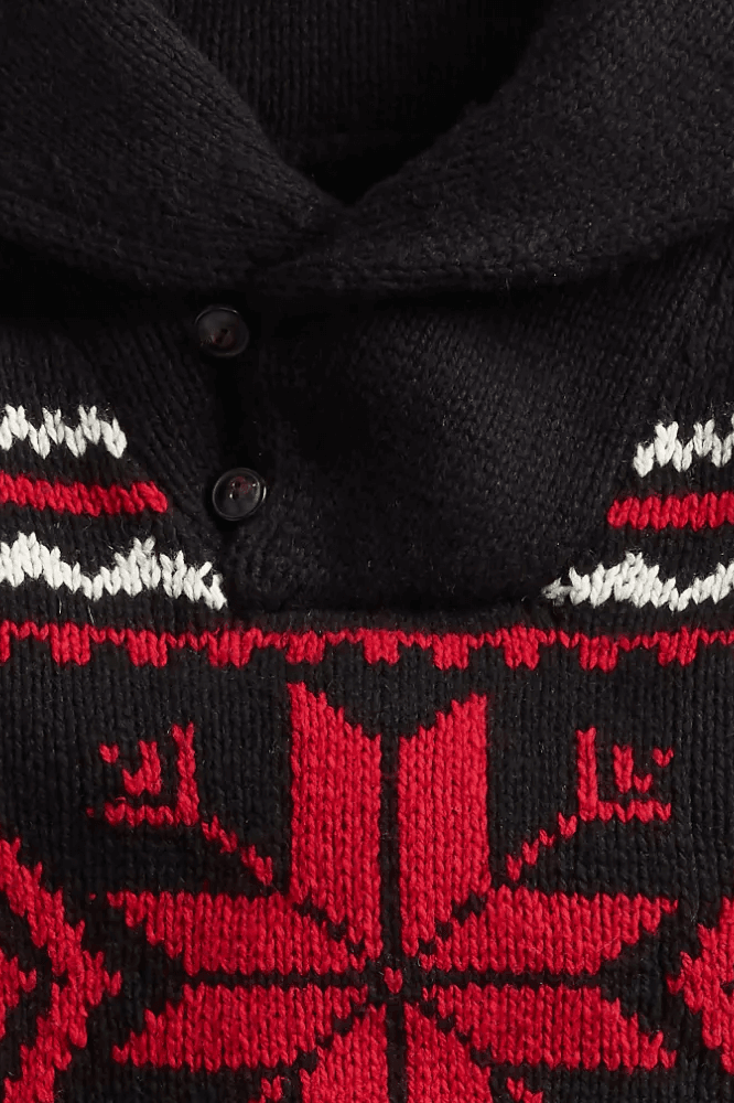 <tc>Ralph Lauren</tc> 男士雪花棉混紡套頭衫