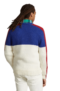 <tc>Ralph Lauren</tc> 男士 Polo 滑雪羊毛混紡毛衣